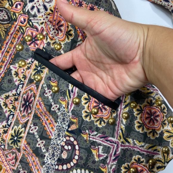 Catherine Malandrino Moroccan Style Open Jacket M - Picture 2 of 6